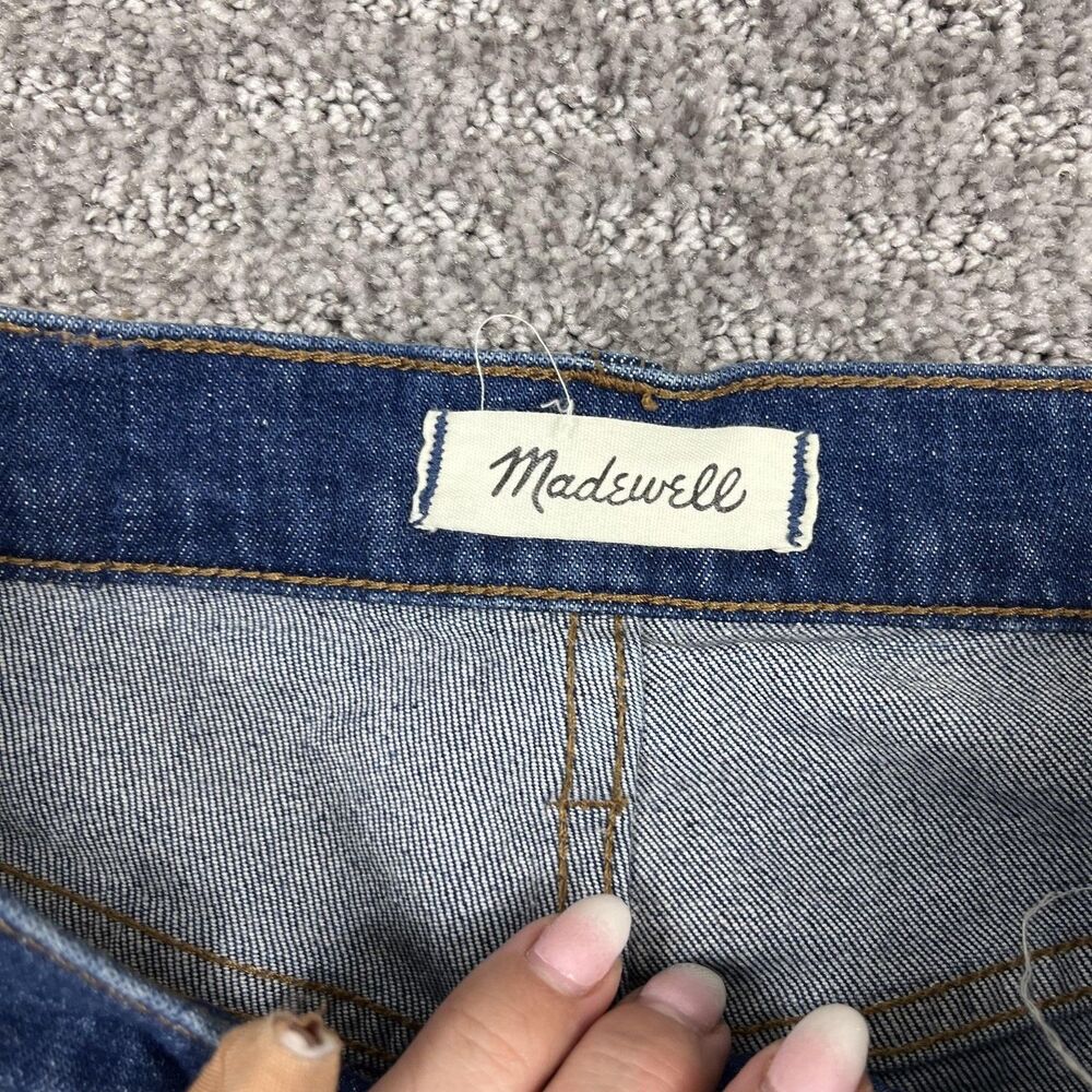 Madewell Jeans Womens 24 Blue The High-Rise Slim Boyjean High Rise Stretch Denim - Picture 6 of 10